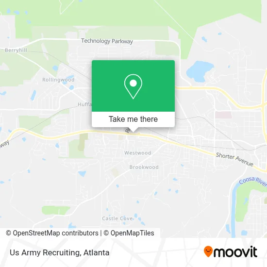 Us Army Recruiting map
