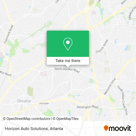 Horizon Auto Solutions map