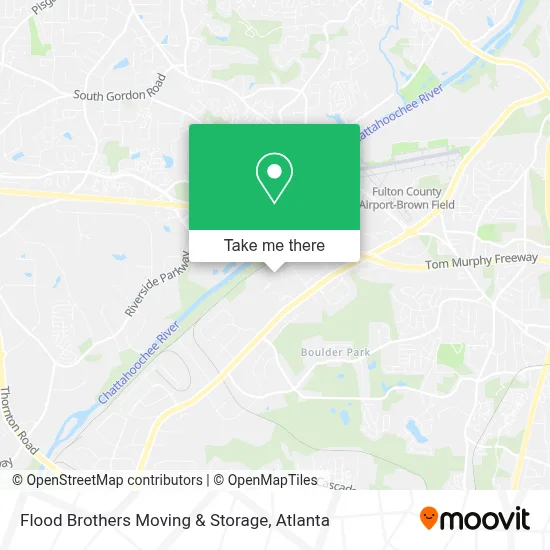Flood Brothers Moving & Storage map