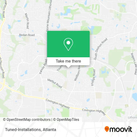Tuned-Installations map