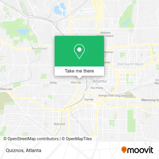 Quiznos map