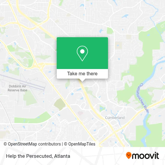 Help the Persecuted map