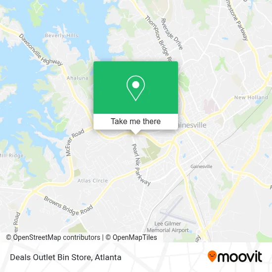 Deals Outlet Bin Store map