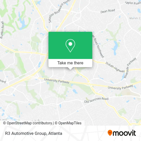 R3 Automotive Group map