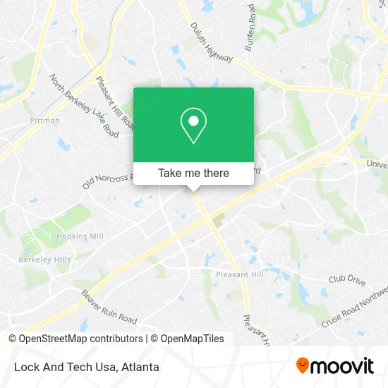 Lock And Tech Usa map