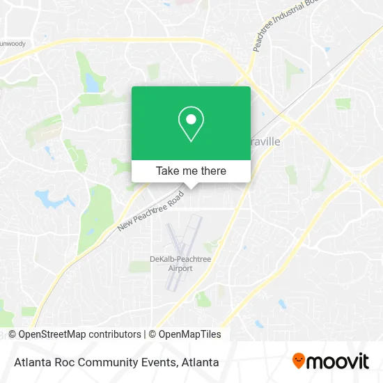 Atlanta Roc Community Events map