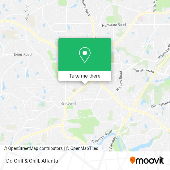 Dq Grill & Chill map