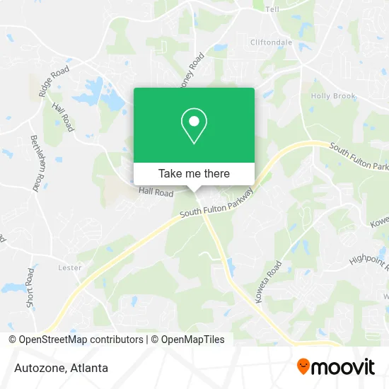 Autozone map