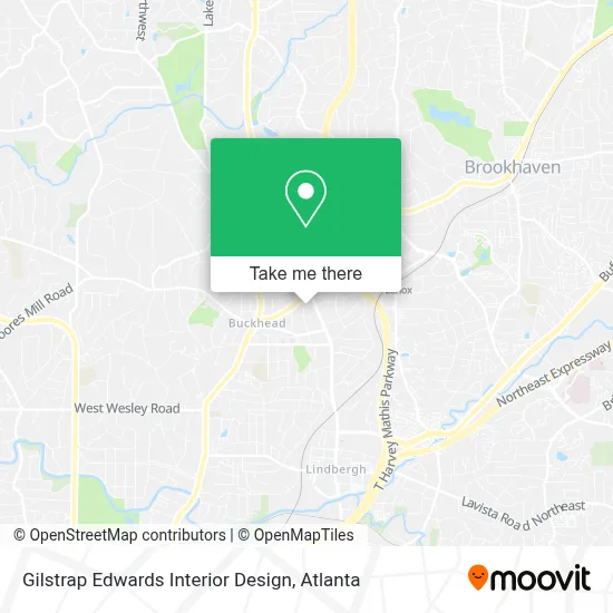 Gilstrap Edwards Interior Design map