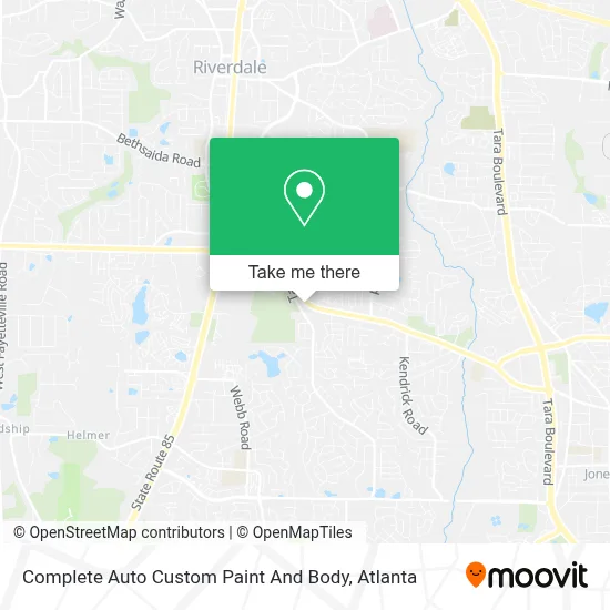Complete Auto Custom Paint And Body map