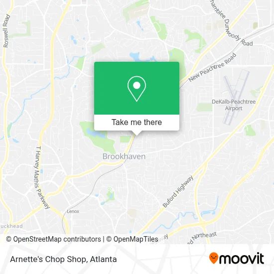 Arnette's Chop Shop map