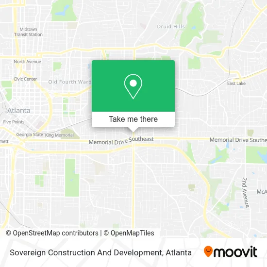 Sovereign Construction And Development map