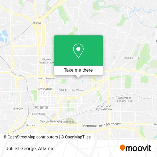 Juli St George map