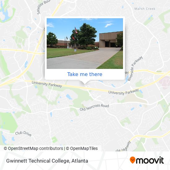 Gwinnett Technical College map