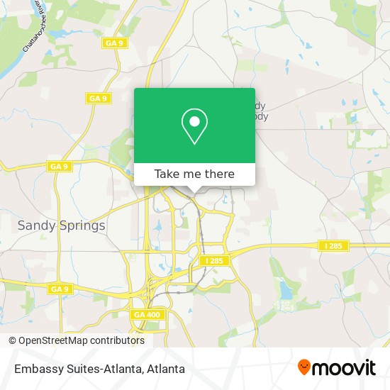 Mapa de Embassy Suites-Atlanta