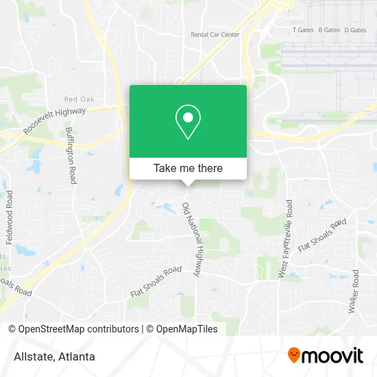 Allstate map