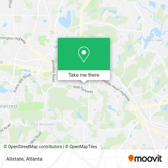 Allstate map
