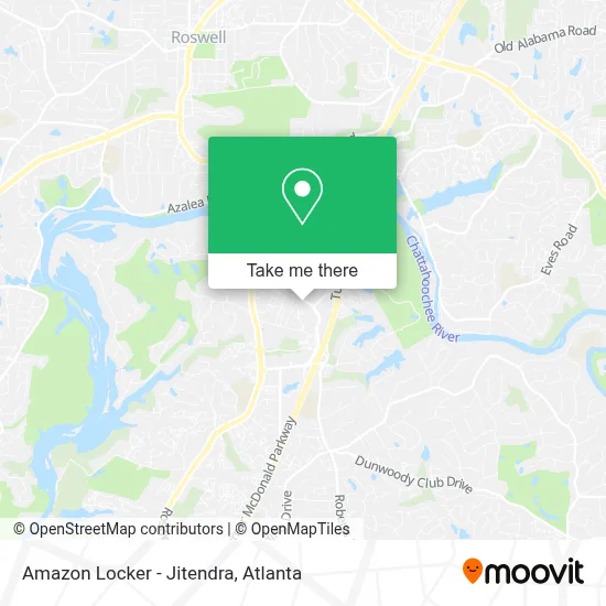 Amazon Locker - Jitendra map