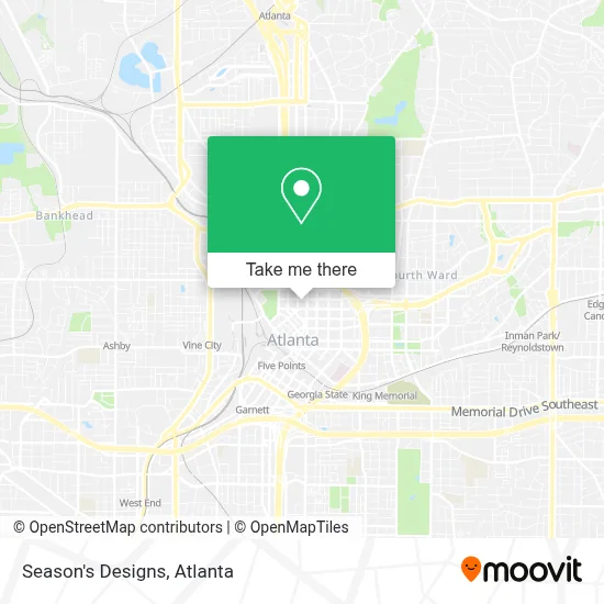 Season's Designs map