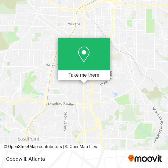 Goodwill map