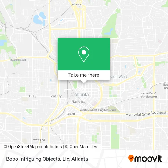 Bobo Intriguing Objects, Llc map