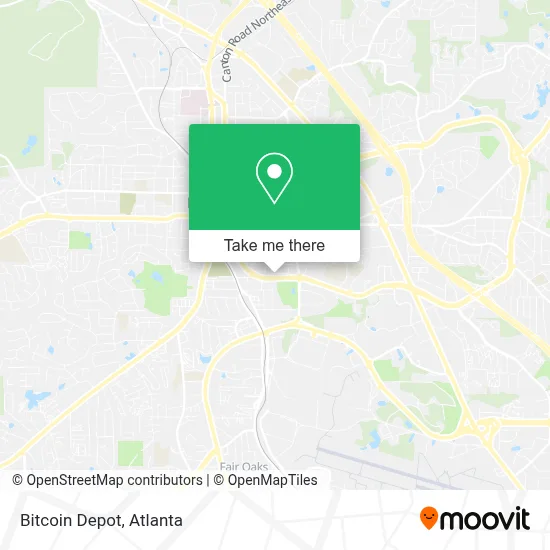 Bitcoin Depot map