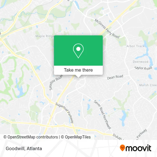 Goodwill map