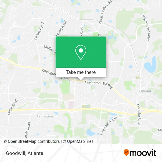 Goodwill map