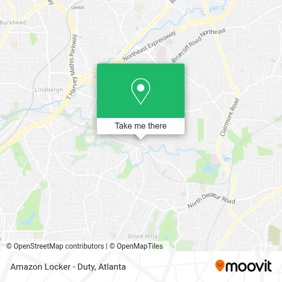 Amazon Locker - Duty map