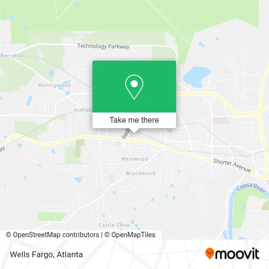 Wells Fargo map