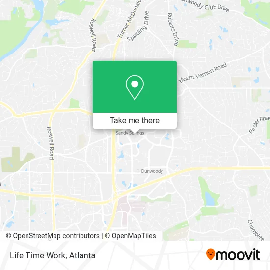 Life Time Work map