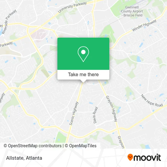 Allstate map