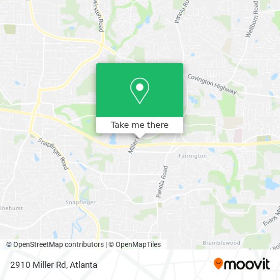 2910 Miller Rd map