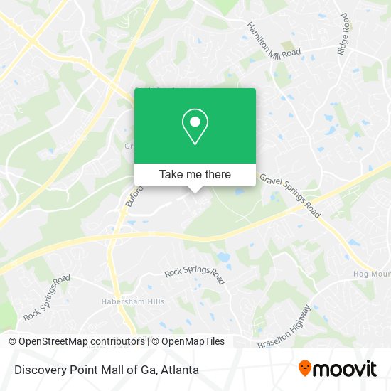 Discovery Point Mall of Ga map