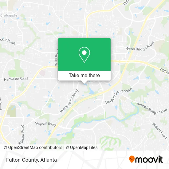 Fulton County map
