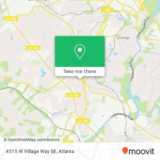 Mapa de 4515 W Village Way SE