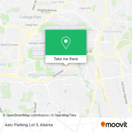 Mapa de Aatc Parking Lot 3