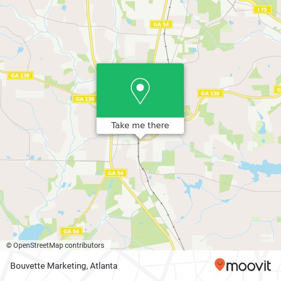 Bouvette Marketing map