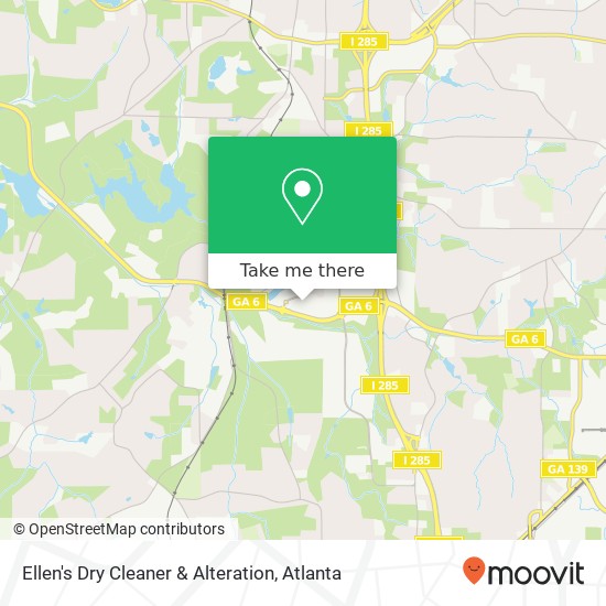 Mapa de Ellen's Dry Cleaner & Alteration