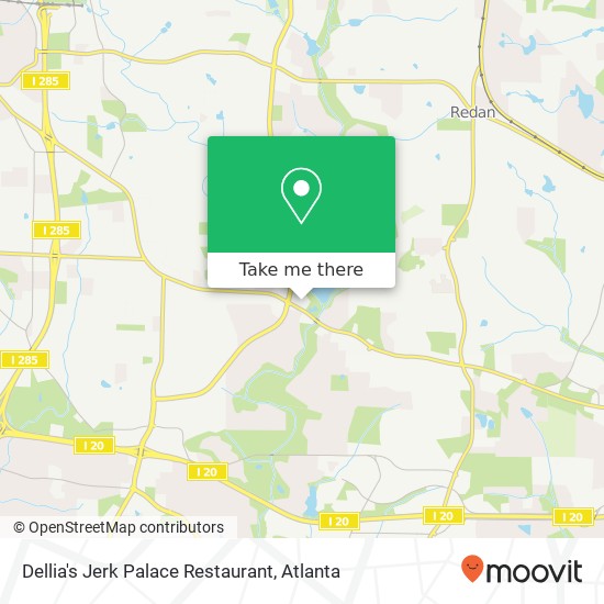 Dellia's Jerk Palace Restaurant map