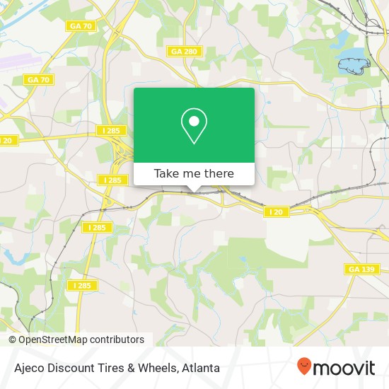 Ajeco Discount Tires & Wheels map