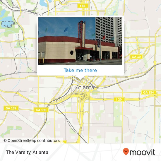 Mapa de The Varsity