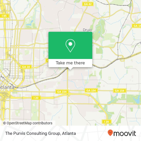 The Purvis Consulting Group map