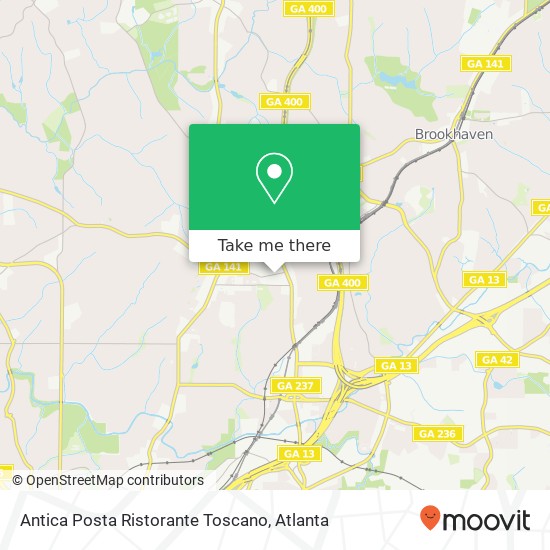 Antica Posta Ristorante Toscano map