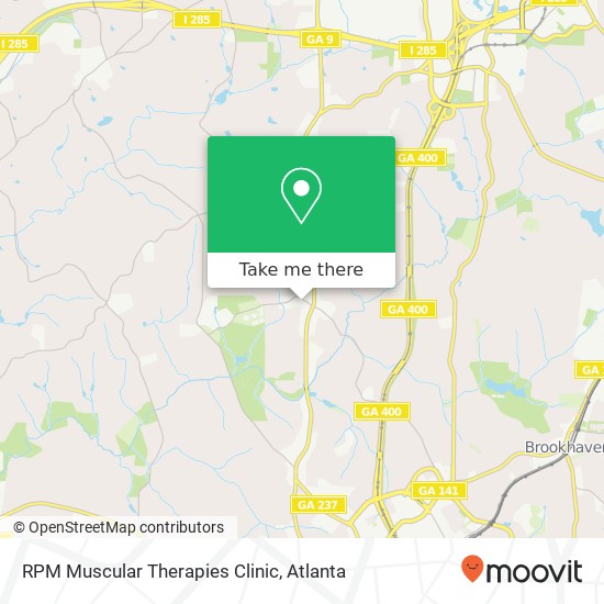 RPM Muscular Therapies Clinic map