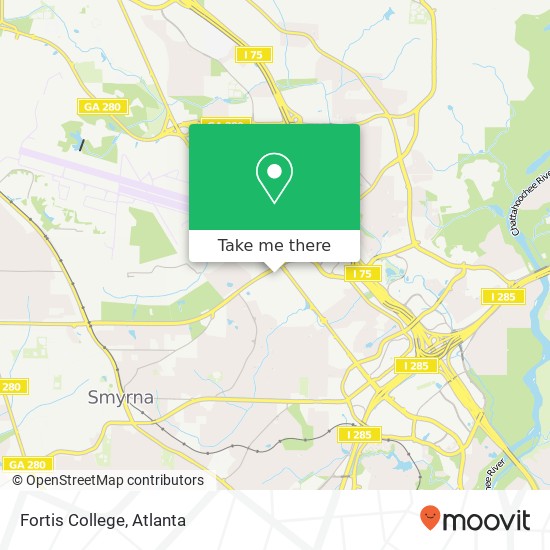 Fortis College map