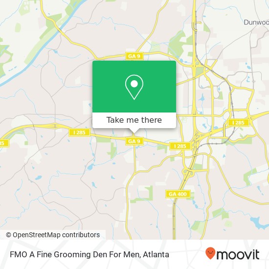 FMO A Fine Grooming Den For Men map