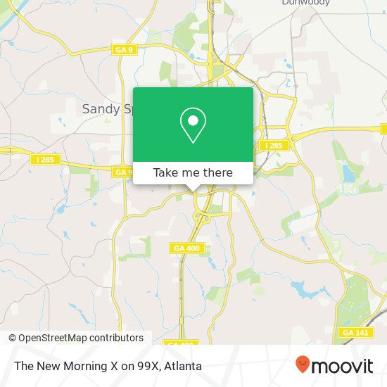 Mapa de The New Morning X on 99X