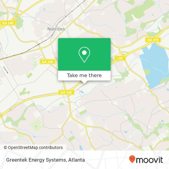 Mapa de Greentek Energy Systems