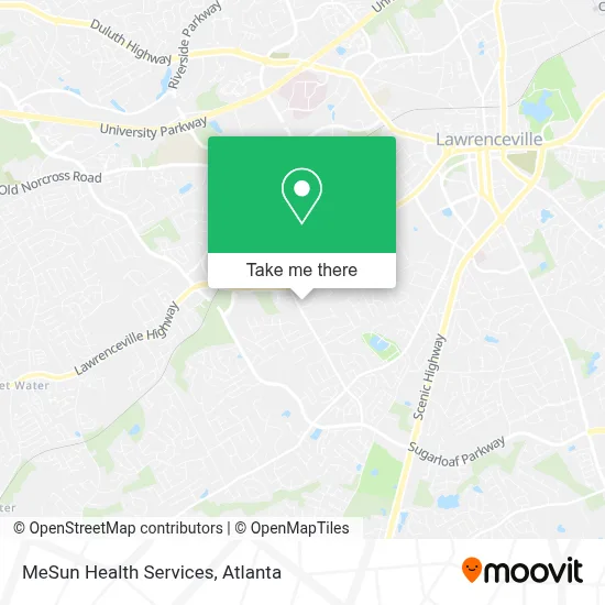 MeSun Health Services map